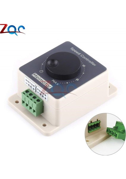 Dc 12V 24V 36V 48V Dc Motor Hız Kontrol Regülatörü 10-60V 20A Darbe Genişliği Modülatör Pwm Hız Kontrol Cihazı Su Geçirmez Kılıf (Yurt Dışından)