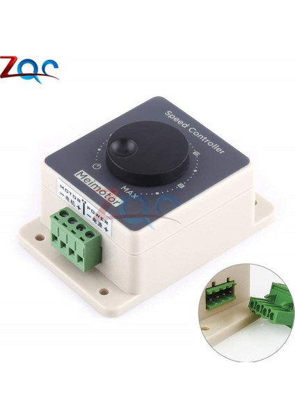 Dc 12V 24V 36V 48V Dc Motor Hız Kontrol Regülatörü 10-60V 20A Darbe Genişliği Modülatör Pwm Hız Kontrol Cihazı Su Geçirmez Kılıf (Yurt Dışından)