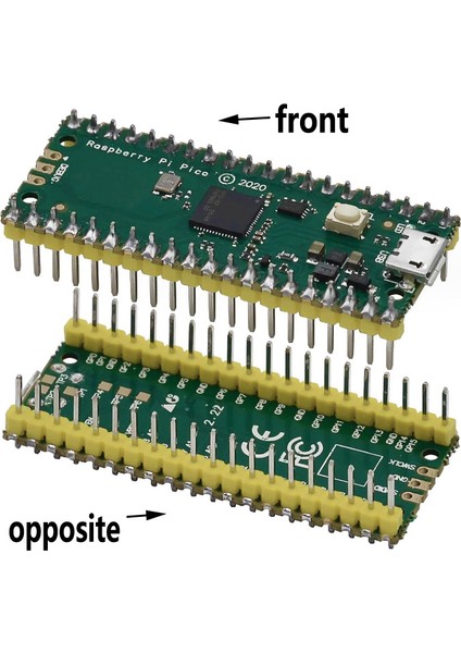 Raspberry Pi Pico Board RP2040 Type-C / Mikro Çift Çekirdekli 264KB Arm Düşük Mikro Bilgisayarlar Yüksek Performanslı Cortex-M0+ Işlemci (Yurt Dışından)