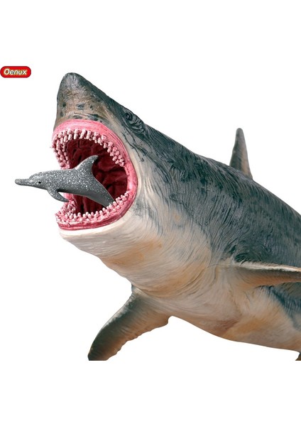 Oenux Savage Deniz Deniz Yaşamı Megalodon Aksiyon Figürü Klasik Okyanus Hayvanları Büyük Köpekbalığı Balık Modeli Pvc Koleksiyonu Çocuklar Için Hediye (Yurt Dışından)