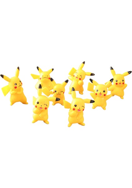 8 Adet Pikachu Aksiyon Figürü Ince Işçilik Aşınmaya Dayanıklı Pvc Pokemon Pikachu Savaş Figürü Eğlence Için (Yurt Dışından) fiyatları