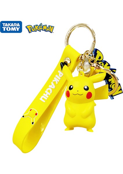 Orijinal Pokemon Pikachu Figürleri Moda Karikatür Anahtarlık Kolye Pokémon Anime Süslemeleri Model Oyuncaklar Bebek Çocuk Doğum Günü Hediyesi (Yurt Dışından) fiyatları