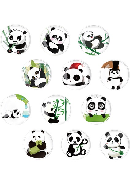 Childrenworld Buzdolabı Mıknatısı Geniş Uygulama Sevimli Panda Manyetik Etiket (Yurt Dışından) fiyatları