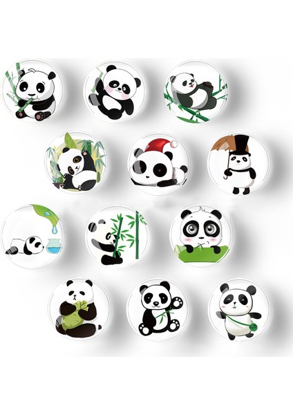 Childrenworld Buzdolabı Mıknatısı Geniş Uygulama Sevimli Panda Manyetik Etiket (Yurt Dışından) modelleri