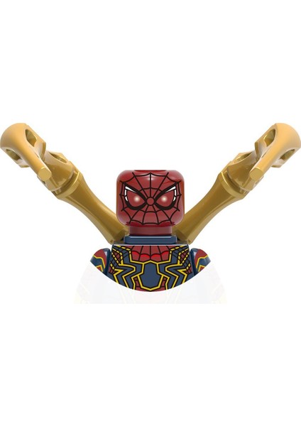 Süper Kahraman Yapı Taşları Tuğlalar Demir Örümcek Adam Serisi Örümcek-Gwen Mysterio Miles Morales Kertenkele Aksiyon Figürleri Çocuk Oyuncak Hediye (Yurt Dışından)