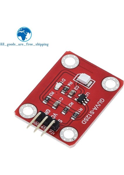 Uv Sensörü 240-370NM GUVA-S12SD 3528 Güneş Ultraviyole Yoğunluk Modülü Dc 3.3-5V Arduino/ahududu Pi Için (Yurt Dışından)