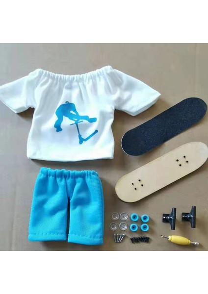 Childrenworld Parmak Kaykay Komik Oyun Tek Elle Çalıştırma Mini Scooter Oyuncak (Yurt Dışından)