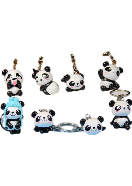 Panda Anahtarlık Pürüzsüz Doku Yeni Yıl Hediye Çantası Panda Kolye (Yurt Dışından) fiyatları