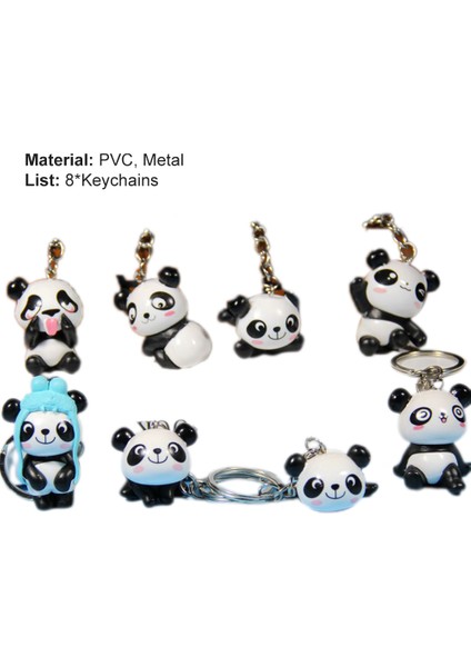 Panda Anahtarlık Pürüzsüz Doku Yeni Yıl Hediye Çantası Panda Kolye (Yurt Dışından) fırsatları