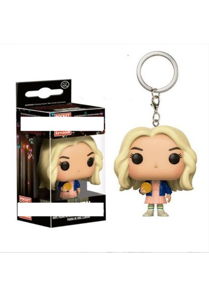 Stranger Şeyler Anahtarlık Kutusu Aksiyon Figürü Oyuncakları Eggos ile Onbir Demogorgon Modeli Vinil Bebek Anahtarlık Çocuk Hediye (Yurt Dışından) modelleri