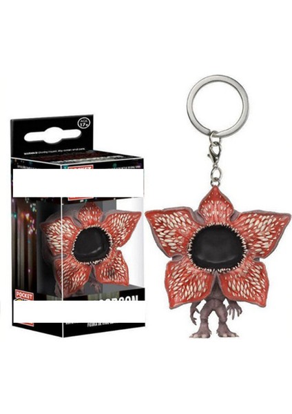 Stranger Şeyler Anahtarlık Kutusu Aksiyon Figürü Oyuncakları Eggos ile Onbir Demogorgon Modeli Vinil Bebek Anahtarlık Çocuk Hediye (Yurt Dışından) indirimleri