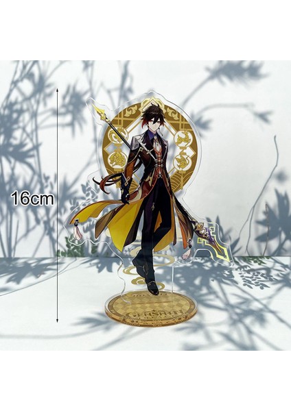 Masaüstü Ayakta Şeffaf Baskı Masası Dekoru Genshin Etki Ayakta Tabelası (Yurt Dışından)