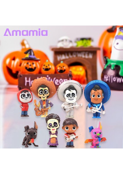 Amamia Anime Aksiyon Modeli Canlı Renk Co-Co Aksiyon Figürü Cadılar Bayramı Dekorasyon (Yurt Dışından) fırsatları