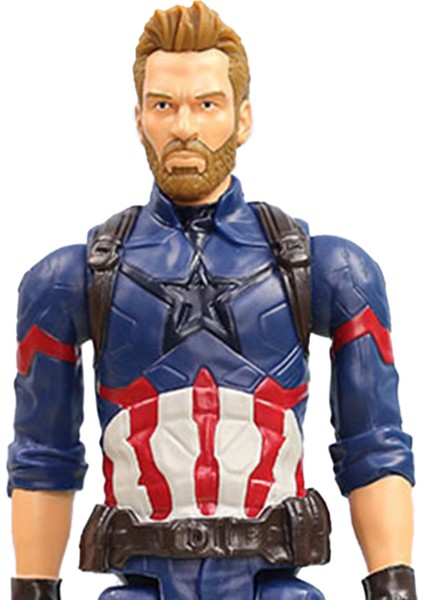 Avengers Şekil Büyüleyici Geniş Uygulama Parlak Renk Marvel Avengers Kaptan Amerika Şekil Ev Için (Yurt Dışından) fiyatları