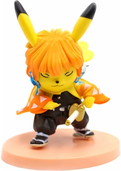 Agatsuma Zenitsu Modeli Anime Iblis Avcısı Aksiyon Kamado Nezuko Tanjirou Pvc Emülasyon Şekil Minyatür Koleksiyon Çocuklar Için (Yurt Dışından) fiyatları