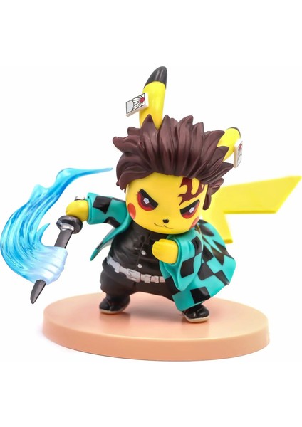 Agatsuma Zenitsu Modeli Anime Iblis Avcısı Aksiyon Kamado Nezuko Tanjirou Pvc Emülasyon Şekil Minyatür Koleksiyon Çocuklar Için (Yurt Dışından) indirimleri