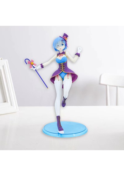 Childrenworld Anime Rem Modeli Sevimli Kız Rem Figürü ile Baz Anime Aksiyon Modeli (Yurt Dışından)