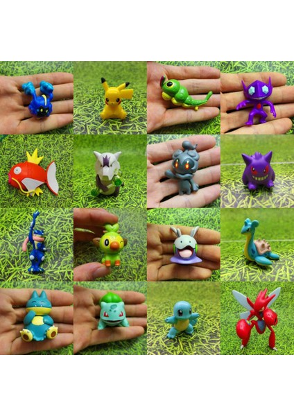 Hakiki Pokemon 3-8 cm Pvc Lapras Gengar Sandygast Togepi Vulpix Greninja Anime Aksiyon Figürü Oyuncakları Bebek Çocuk Doğum Günü Hediyesi (Yurt Dışından)