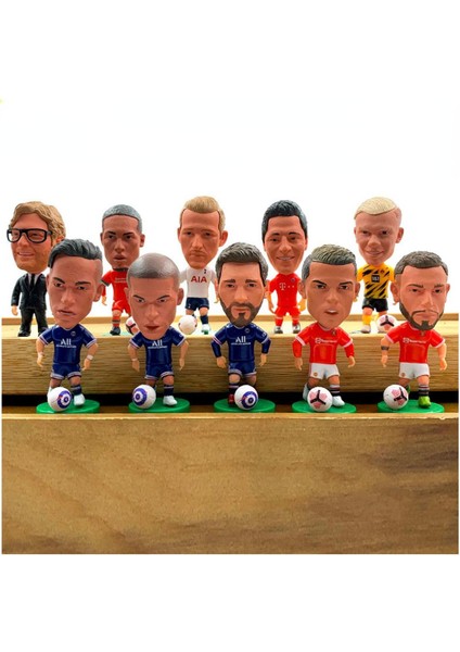 Futbol Oyuncu Figürleri Bebek Karikatür Aksiyon Futbol Yıldızı Pvc Koleksiyonu Süsler Futbol Yıldızı Modeli Oyuncak Çocuklar Hediyeler (Yurt Dışından)