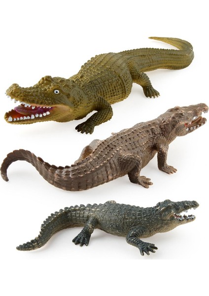 Ses Masaüstü Dekoratif Süsleme Koleksiyonu ile Timsah Pvc Aksiyon Figürü (Yurt Dışından)