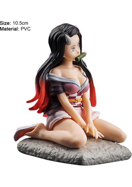 Childrenworld Kamado Nezuko Koleksiyonu Figürü Paslanmaya Dayanıklı Oturma Hareketi Kamado Nezuko Koleksiyonu Figürü (Yurt Dışından) modelleri