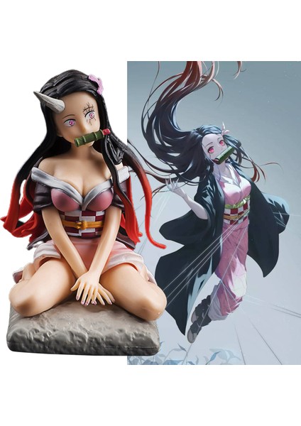 Childrenworld Kamado Nezuko Koleksiyonu Figürü Paslanmaya Dayanıklı Oturma Hareketi Kamado Nezuko Koleksiyonu Figürü (Yurt Dışından) fırsatları