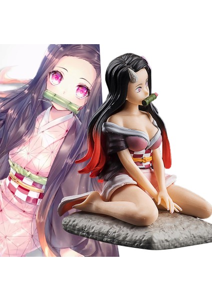 Childrenworld Kamado Nezuko Koleksiyonu Figürü Paslanmaya Dayanıklı Oturma Hareketi Kamado Nezuko Koleksiyonu Figürü (Yurt Dışından) indirimleri