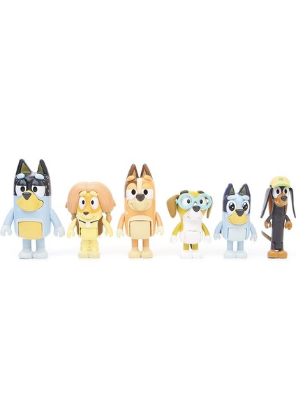 12 Adet Bluey Çalma Süresi Anime Aksiyon Figürü Pvc Oyuncaklar Koleksiyon Figürleri Arkadaşlar Hediyeler Için (Yurt Dışından) modelleri