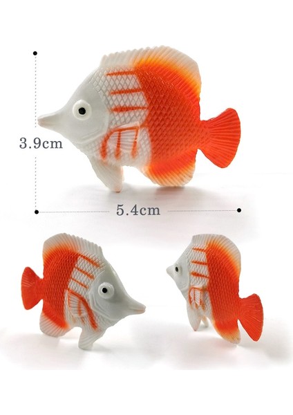 12 Adet Küçük Kawaii Okyanus Balığı Japon Balığı Hayvan Modeli Aksiyon Figürü Diy Doğum Günü Pastası Dekorasyon Seti Oyuncaklar Heykelcik Hediye (Yurt Dışından) indirimleri