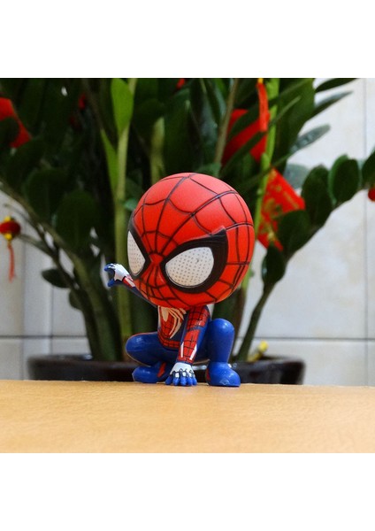 8cm Disney Örümcek Adam Pvc Aksiyon Oyuncak Figürler Karikatür Anime Marvel Kahraman Modeli Bebek Sevimli Kawaii Childer Çocuk Oyuncakları Doğum Günü Hediyesi (Yurt Dışından)