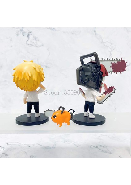 10 cm Testere Adam Anime Figürü #1560 Denji #1580 Güç Aksiyon Figürü Testere Adam Denj/güç Heykelcik Rastgele 1 Adet (Yurt Dışından) fırsatları