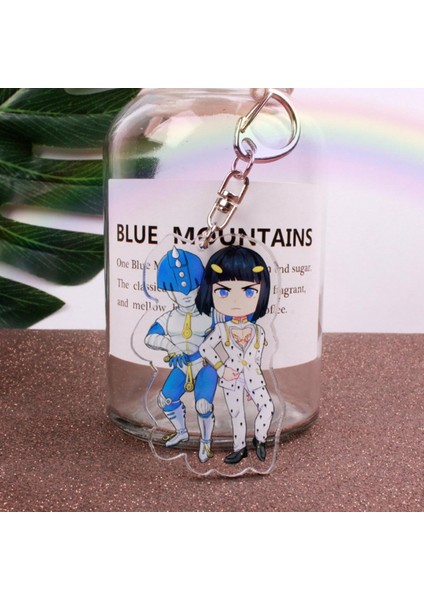 Childrenworld Anime Figürü Anahtarlık Nefis Işçilik Akrilik Anahtarlık Anime Jojo'nun Tuhaf Macera Kolye (Yurt Dışından)