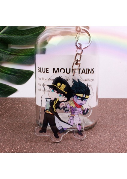 Childrenworld Anime Figürü Anahtarlık Nefis Işçilik Akrilik Anahtarlık Anime Jojo'nun Tuhaf Macera Kolye (Yurt Dışından) indirimleri