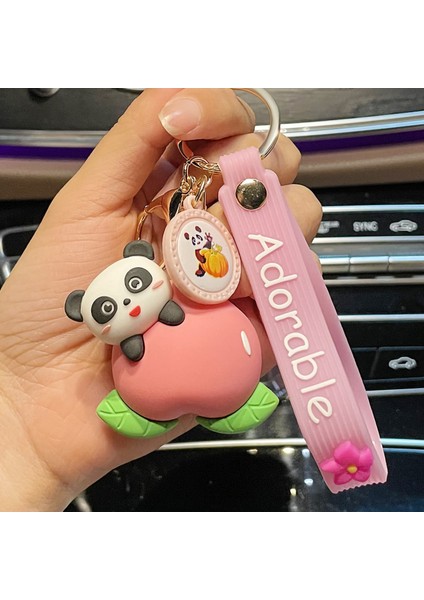 Karikatür Anahtarlık Sevimli Şekil Karikatür Meyve Panda Anahtarlık (Yurt Dışından) indirimleri