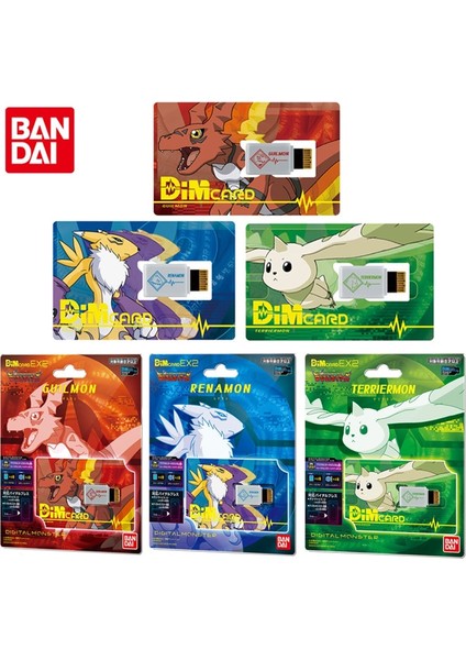 Bandai Digimon Sınırlı Ömürlü Izle Bilezik Dim Kartları Ex2 Guilmon Terriermon Renamon Digitalmonsters Aksiyon Figürü Oyuncakları (Yurt Dışından) fiyatları