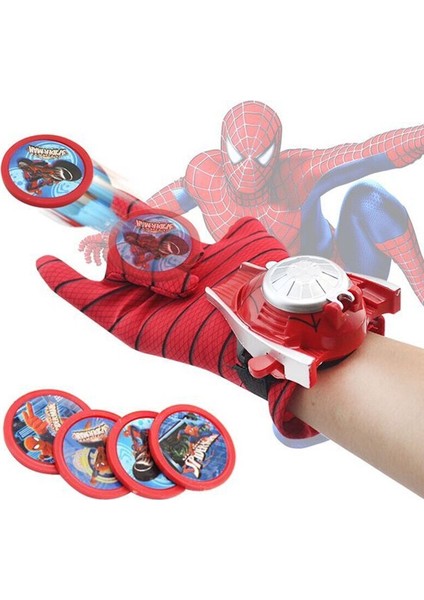Anime Marvel Serisi Örümcek Adam Demir Adam Hulk Eldiven Aksiyon Figürü Başlatıcı Oyuncak Çocuklar Kawaii Yaratıcı Cosplay Oyuncaklar Süper Kahraman Hediyeler (Yurt Dışından)