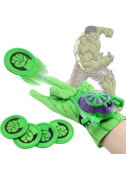 Anime Marvel Serisi Örümcek Adam Demir Adam Hulk Eldiven Aksiyon Figürü Başlatıcı Oyuncak Çocuklar Kawaii Yaratıcı Cosplay Oyuncaklar Süper Kahraman Hediyeler (Yurt Dışından)