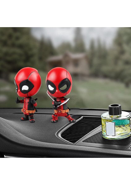 Model Oyuncak Parlak Renkler Avengers Deadpool Şekil Aksesuarları (Yurt Dışından)