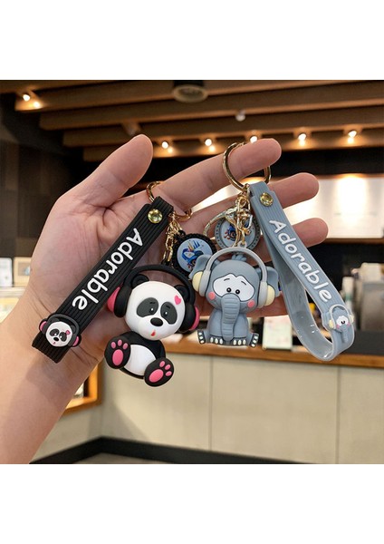 Karikatür Anahtarlık Yaratıcı Karikatür Panda Fil Anahtar Kolye (Yurt Dışından) fiyatları