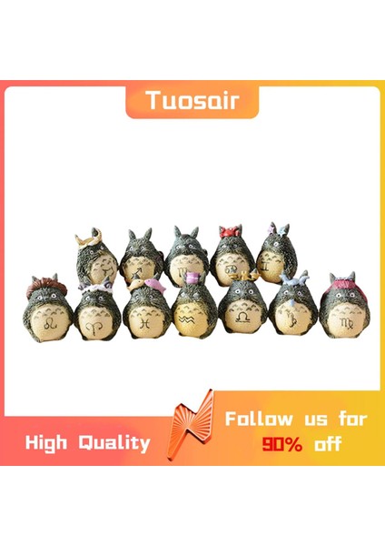 Anime Aksiyon Modeli Yaratıcı Totoros Şekilli Kalıp Ofis Masa Dekoru (Yurt Dışından)