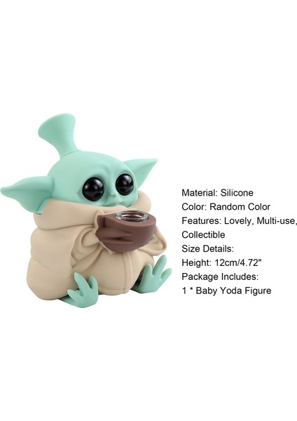 Yıldız Savaşı Şekil Mini Masaüstü Dekorasyon Silikon Bebek Yoda Boru Şekilli Kalıp Oyuncak Çocuk Hediye (Yurt Dışından) indirimleri