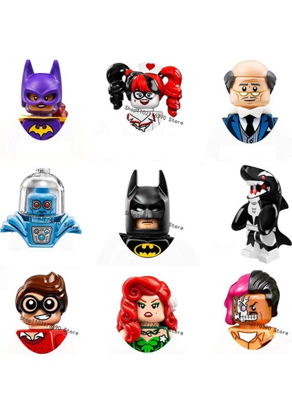 Batman Yapı Taşları Barbara Gordon Harley Quinn Joker Tuğla Oyuncaklar Catwoman Aksiyon Figürleri Bebekler Çocuklar Noel Hediyesi Birleştirin (Yurt Dışından)