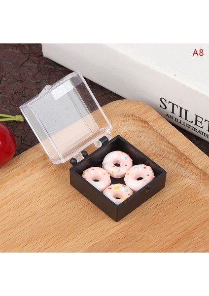 1 Takım Dollhouse Minyatür Kurabiye Kutusu Mini Çikolata Aperatifler Kutusu Bebek Evi Mutfak Oyuncak Aksesuarları Için Gıda Oyna Pretend (Yurt Dışından)
