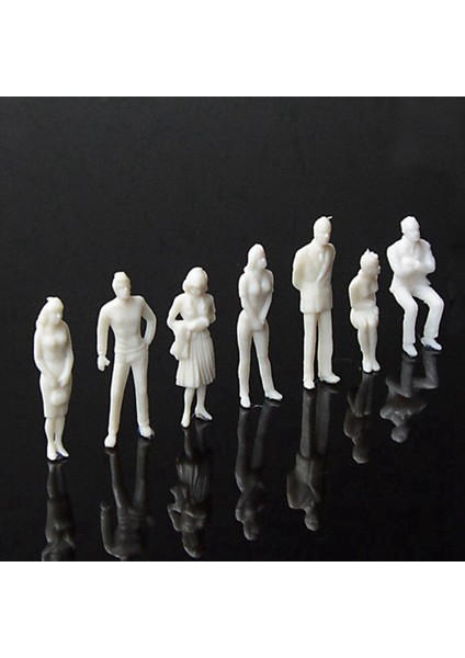 10/50 Adet Ölçekli Model Beyaz Minyatür Mimari Modeller Insan Ölçekli Model Abs Plastik Insan Figürleri (Yurt Dışından) fırsatları