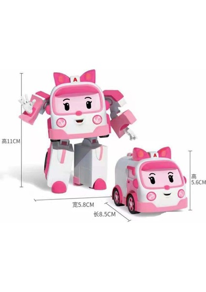 Silverlit Robocar Kore Robot Çocuk Oyuncakları Dönüşüm Anime Figürü Poli Oyuncaklar Çocuklar Için (Yurt Dışından) modelleri