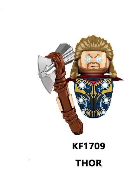 KF6161 Marvel Avengers Süper Kahraman Anime Figürü Thor Kawaii Montajlı Yapı Taşları Çocuk Oyuncak Blokları Modeli Doğum Günü Noel Hediyesi Oyuncaklar (Yurt Dışından) fiyatları