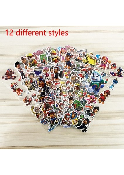 12 Adet Paw Patrol Canina 4-10 cm Anime Figürü Aksiyon Figürleri Köpek Pat Patrouille Araba Oyuncak Devriye Köpek Oyuncaklar Çocuklar Için Oyuncak (Yurt Dışından)