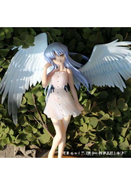 [rongcai] Anime 16CM Tachibana Kanade Angel Beats Angel Wings Beyaz Aksiyon Figürü (Yurt Dışından)