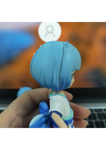 Heykeli Bebek Sıfır Başka Bir Dünyada Hayata Başlama Süsleme Gerçekçi Rem Karakter Anime Figürü Araba Iç Dekor Için (Yurt Dışından)