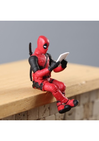 Marvel Süper Kahraman Deadpool Aksiyon Figürleri Mini Bebek Araba Dekorasyon Karikatür Film Heykelcik Pvc Koleksiyon Modeli Çocuk Çocuk Hediye (Yurt Dışından) indirimleri